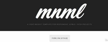 mnml lightweight template