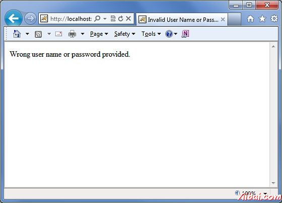 database error result