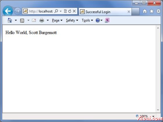 database success result